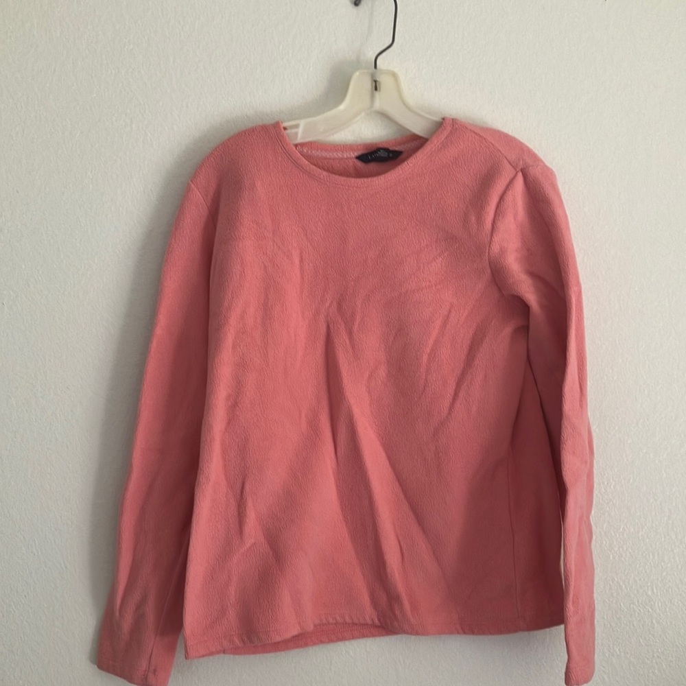 FINAL MARKDOWN Lands end fleece top small